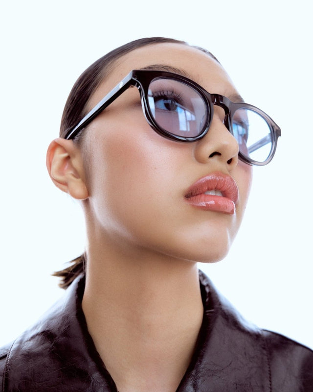 SEYU Sonnenbrille 04 Black - blaue Linsen