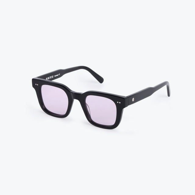 SEYU Sonnenbrille 17 Black - pinke Linsen