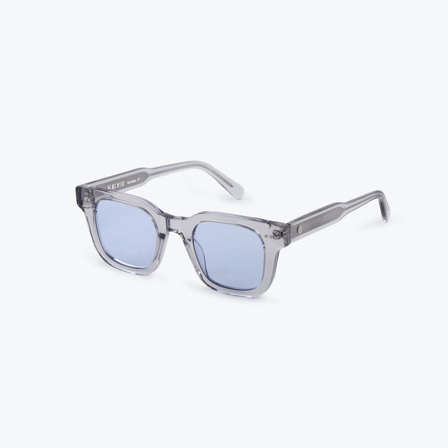 SEYU Sonnenbrille 17 Grey - blaue Linsen