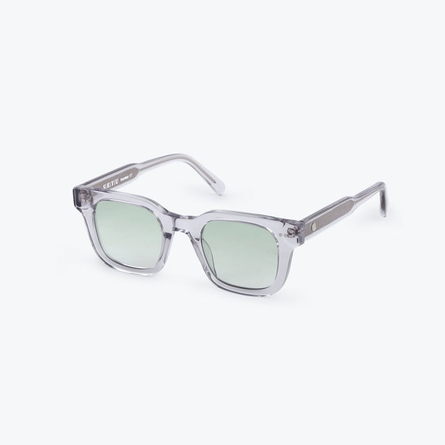 SEYU Sonnenbrille 17 Grey - grüne Linsen